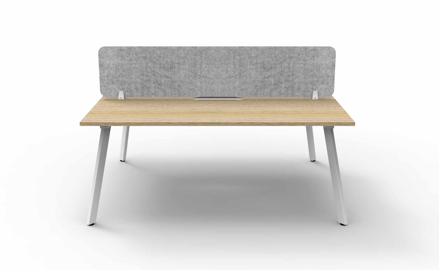 Eternity 2 Person Double Sided Workstation - with Eco Screen